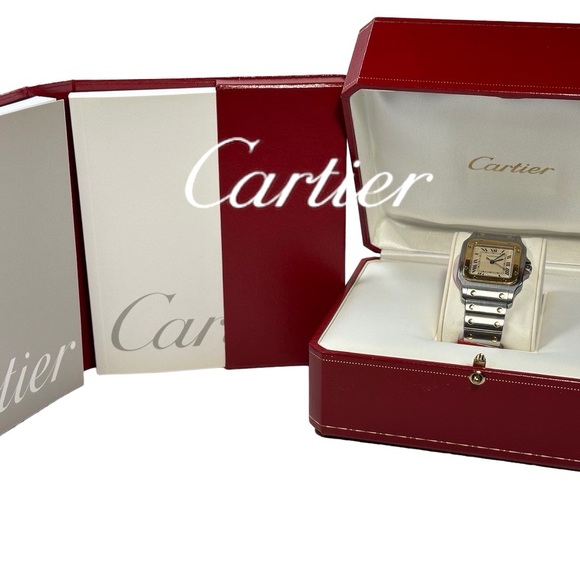💯% AUTHENTIC Cartier Santos De Cartier Men's Luxury Watch Excellent EUC - Picture 4 of 11